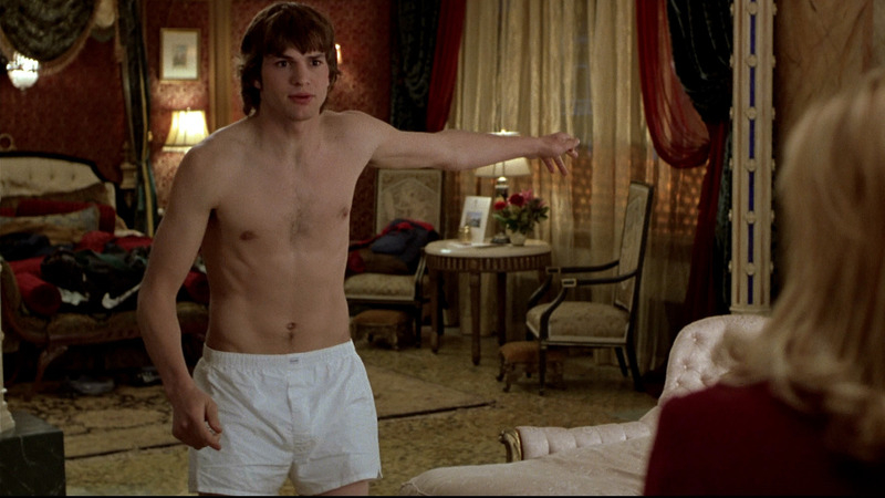 Sexiest Ashton Kutcher Scene in Just Married. Shirtless, Underwear. 4321