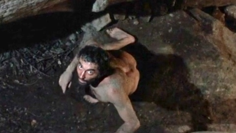 Massimo Foschi Naked as Robert Harper. Butt, Shirtless, beard, cave. 200103