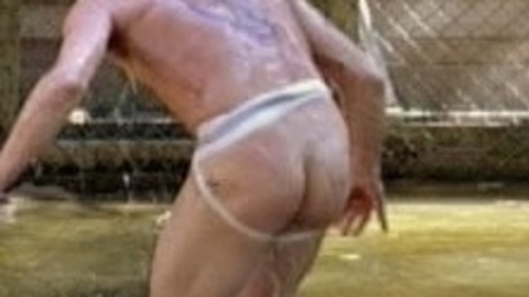 Steve-O Naked in Jackass: The Movie. Bulge, Shirtless, Underwear, Butt. 12025
