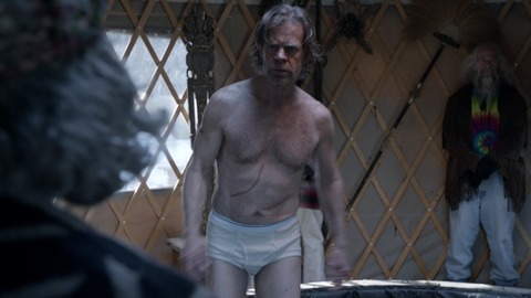 William H. Macy in Shameless (2011-2021) Shirtless Underwear 58799