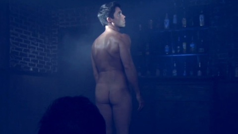 Kirk Geiger Naked as Ty Williamson. Butt, fog, nude. 128907