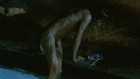 Jean-Marie Lamour Naked in Swimming Pool. Penis, Shirtless. 49675