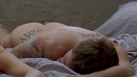 Nudes of Vincent from Four Lovers. Butt, Shirtless, Straight, face down, in bed. 3444