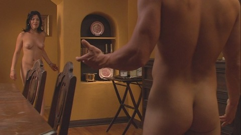 David Sandercott Naked as Jerky Nude Guy. Sexy, Shirtless, Butt. 29667