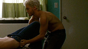 Sexiest Emile Hirsch Scene in Alpha Dog. Shirtless, Straight. 397