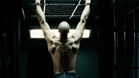 Sexiest Jason Statham Scene in Death Race. Shirtless. 9049