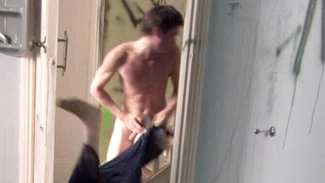 Joe Dempsie Naked as Chris Miles. Penis, Shirtless, abs, bathroom. 131331