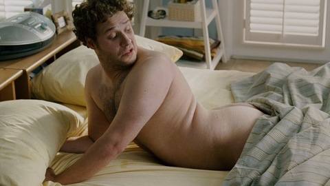 Seth Rogen in Knocked Up (2007) Shirtless Butt 3575