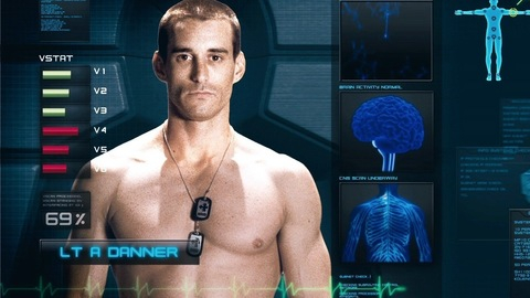 Graeme Richards in Starship Troopers 3: Marauder (2008) Shirtless Sexy 8881