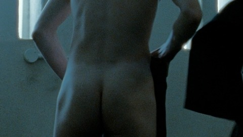 Brian Milligan in Hunger (2008) Butt Back Towards Camera Looking At Clothes 2939