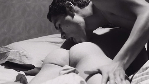 Kieri from Rabioso sol, rabioso cielo Naked. Butt, Gay, bedroom, black and white. 149801