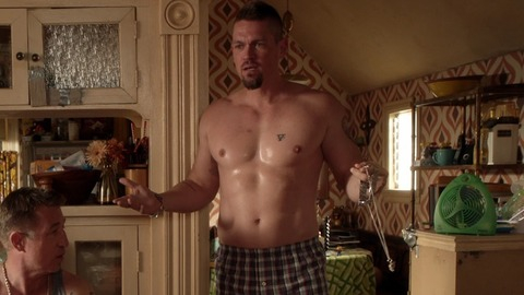 Hottest Steve Howey Scene in Shameless. Shirtless, Underwear. 74486