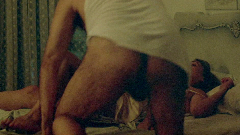 Christos Stergioglou Naked in Dogtooth. Balls, Butt, bedroom, hairy legs. 101040