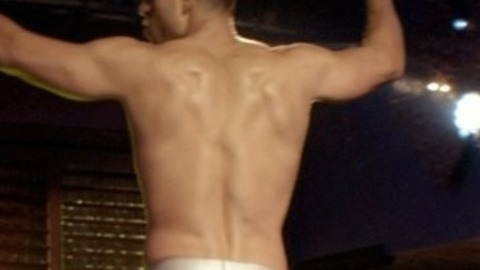 Adam Rodriguez in Magic Mike (2012) Shirtless Thong 3693