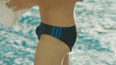 Sexiest Oz Zehavi Scene in Yossi. Shirtless, Bathing Suit. 1051