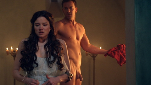 Nudes of Glaber from Spartacus. Balls, Penis, Shirtless, full frontal, hairless chest. 120408