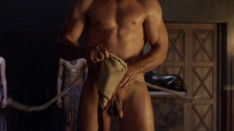 Manu Bennett Nude as Crixus. Balls, Penis, Shirtless. 56018