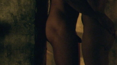 Manu Bennett Naked as Crixus. Penis, Shirtless, Straight, dark, hugging. 120417
