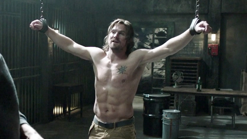 Hottest Stephen Amell Scene in Arrow. Sexy, Shirtless. 69908