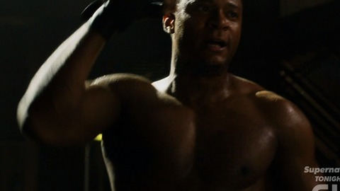 David Ramsey in Arrow (2012-2019) Shirtless Sexy 8430