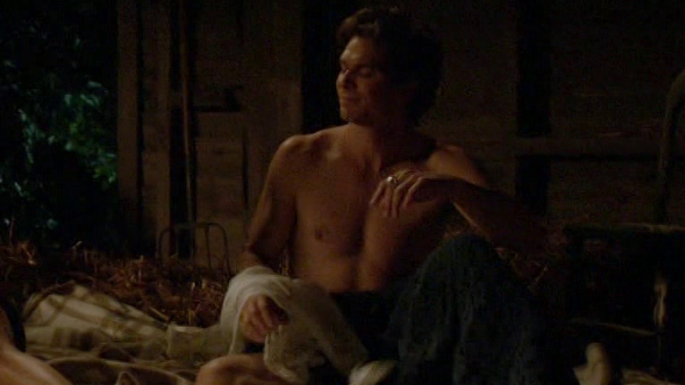 The Vampire Diaries's Sexiest Scenes with Ian Somerhalder. Sexy, Shirtless, Straight. 35712
