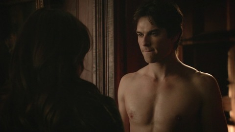 Sexiest Ian Somerhalder Scene in The Vampire Diaries. Sexy, Shirtless. 16621