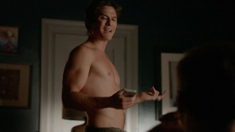 Ian Somerhalder in The Vampire Diaries (2009-2016) Sexy Shirtless 44449