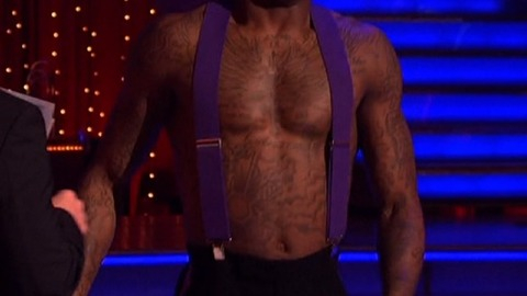 Jacoby Jones in Dancing with the Stars (2005-2025) Shirtless Sexy Black Black Man 10607