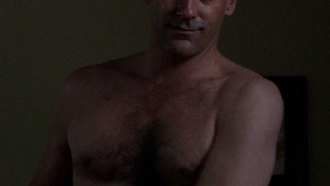 Hottest Jon Hamm Scene in Mad Men. Shirtless. 5768