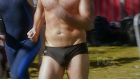 Chris Messina in The Mindy Project (2012-2017) Shirtless Bathing Suit Bulge 6547