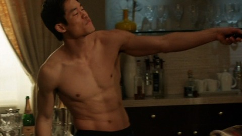 David Lim in 90210 (2008-2013) Shirtless Underwear 930