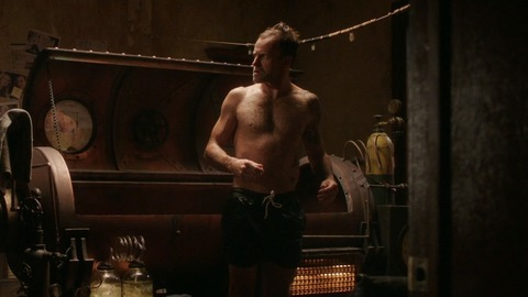 Hottest Jonny Lee Miller Scene in Elementary. Shirtless. 82238