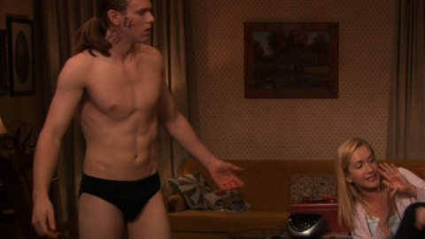 Spencer Daniels in The Office (2005-2013) Shirtless Underwear Bulge 5449