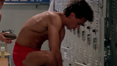 Robert Rusler in A Nightmare on Elm Street 2 (1985) Shirtless 4549