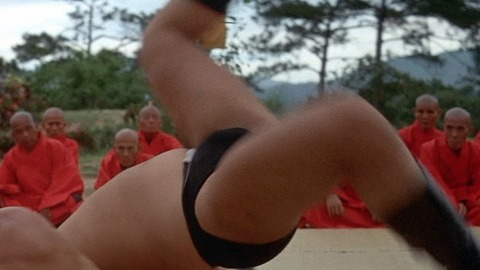 Sexiest Scenes of Shaolin Fighter from Enter the Dragon. Shirtless, Bulge. 3383