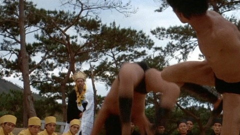 Sammo Kam-Bo Hung in Enter the Dragon (1972) Shirtless Bulge 3372