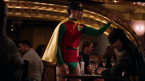 Justin Long in Movie 43 (2013) Bulge Sexy Underwear 17226