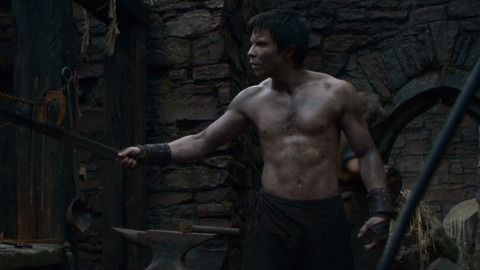 Joe Dempsie in Game of Thrones (2011-2019) Shirtless 79576