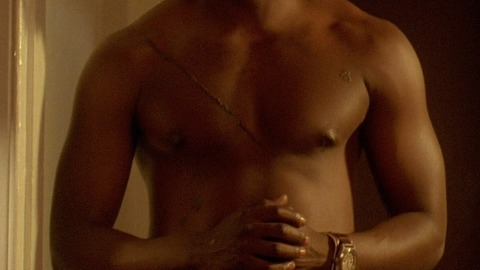 Sexiest Omar Little Scenes. Shirtless. 40390