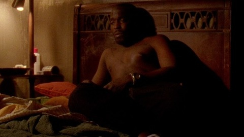 Sexiest Michael Kenneth Williams Scene in The Wire. Shirtless. 40387