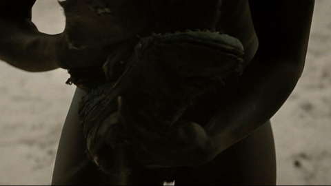Michael Kenneth Williams Naked as The Thief. Balls, boots, close up. 106125