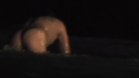Marius Jampolskis Naked in Vanishing Waves. Butt. 7399