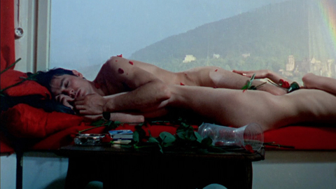 Alain Delon in The Girl on a Motorcycle (1968) Sexy Shirtless Straight 5912