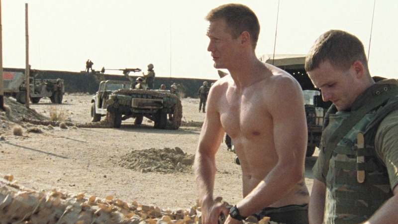Hottest Alexander Skarsgård Scene in Generation Kill. Sexy, Shirtless. 32180