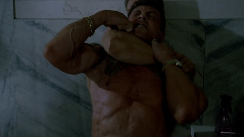 Sylvester Stallone in Bullet to the Head (2012) Sexy Shirtless 7504