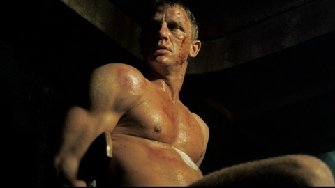 Sexiest James Bond Scenes. Shirtless. 8272