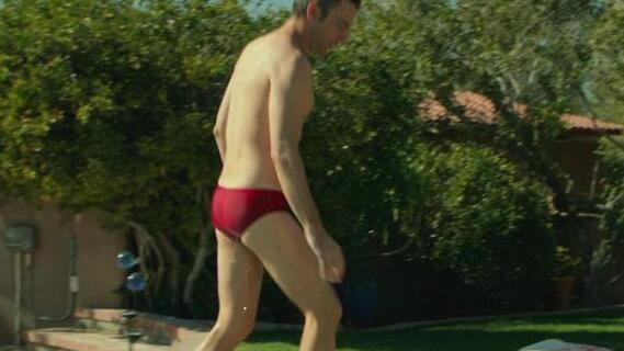 Sexiest Justin Kirk Scene in Goats. Bathing Suit, Shirtless. 7699