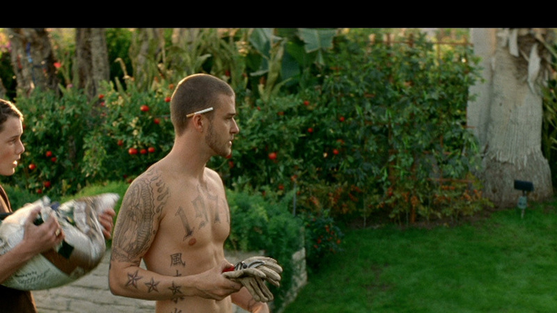 Hottest Justin Timberlake Scene in Alpha Dog. Shirtless. 7712
