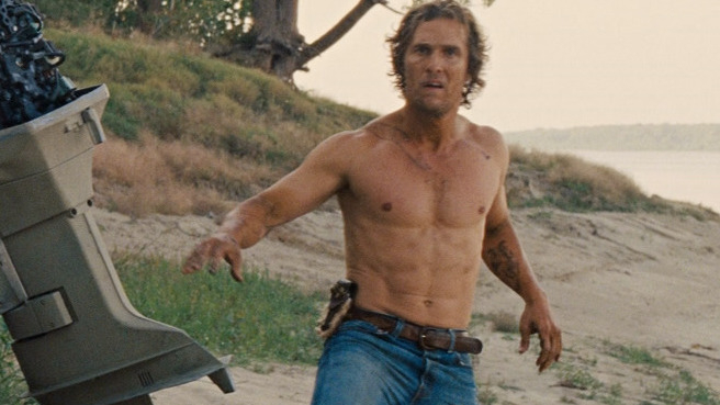 Sexiest Matthew McConaughey Scene in Mud. Shirtless. 8497