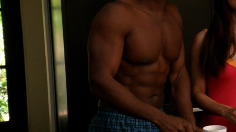 Sexiest Wolé Parks Scene in Devious Maids. Shirtless. 8593